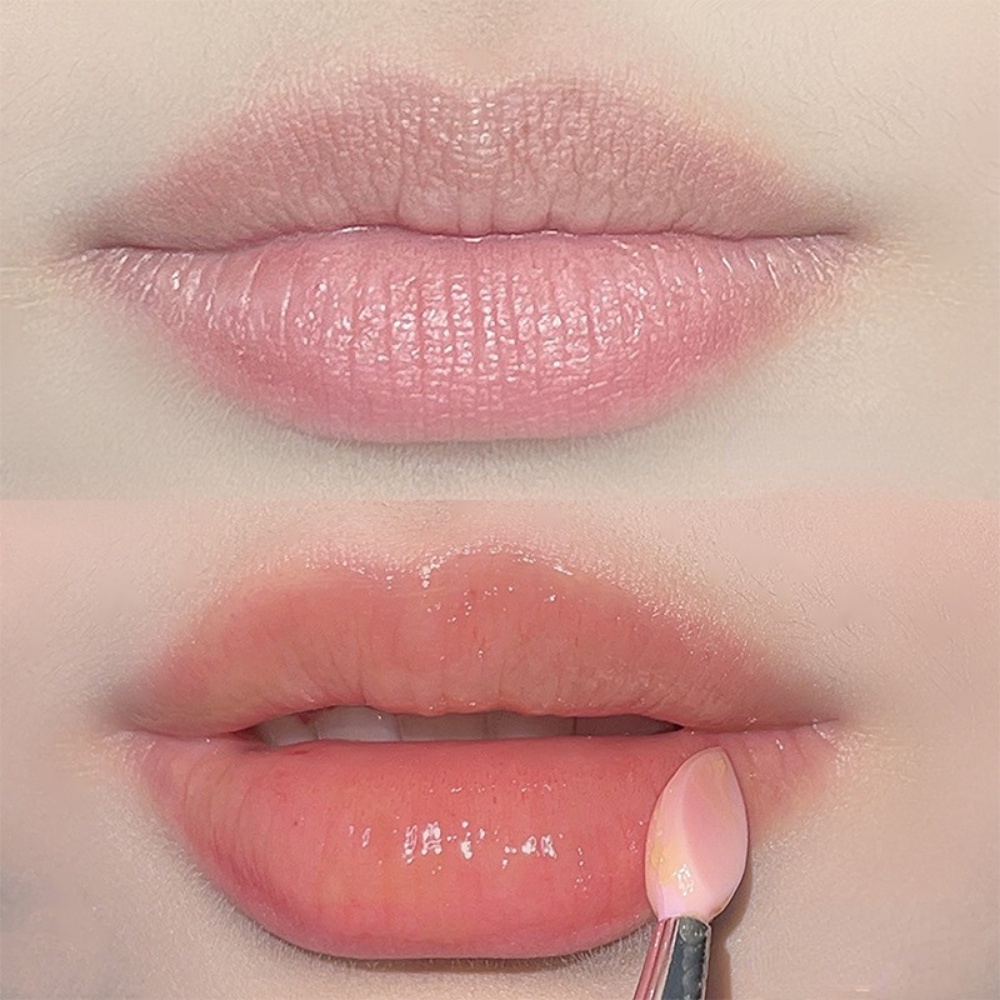 Cọ Vẽ Môi Đầu Dẹt Bằng Silicone Đa Năng Tiện Dụng