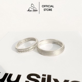 [DEAL SỐC] Nhẫn đôi bạc 925 Miuu Silver, nhẫn cặp Giselle