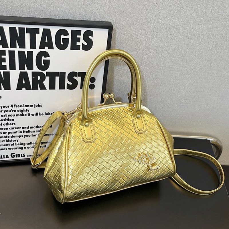 Túi Đeo Vai Vải Dệt Đơn Giản Phong Cách Pháp Cho Nữ