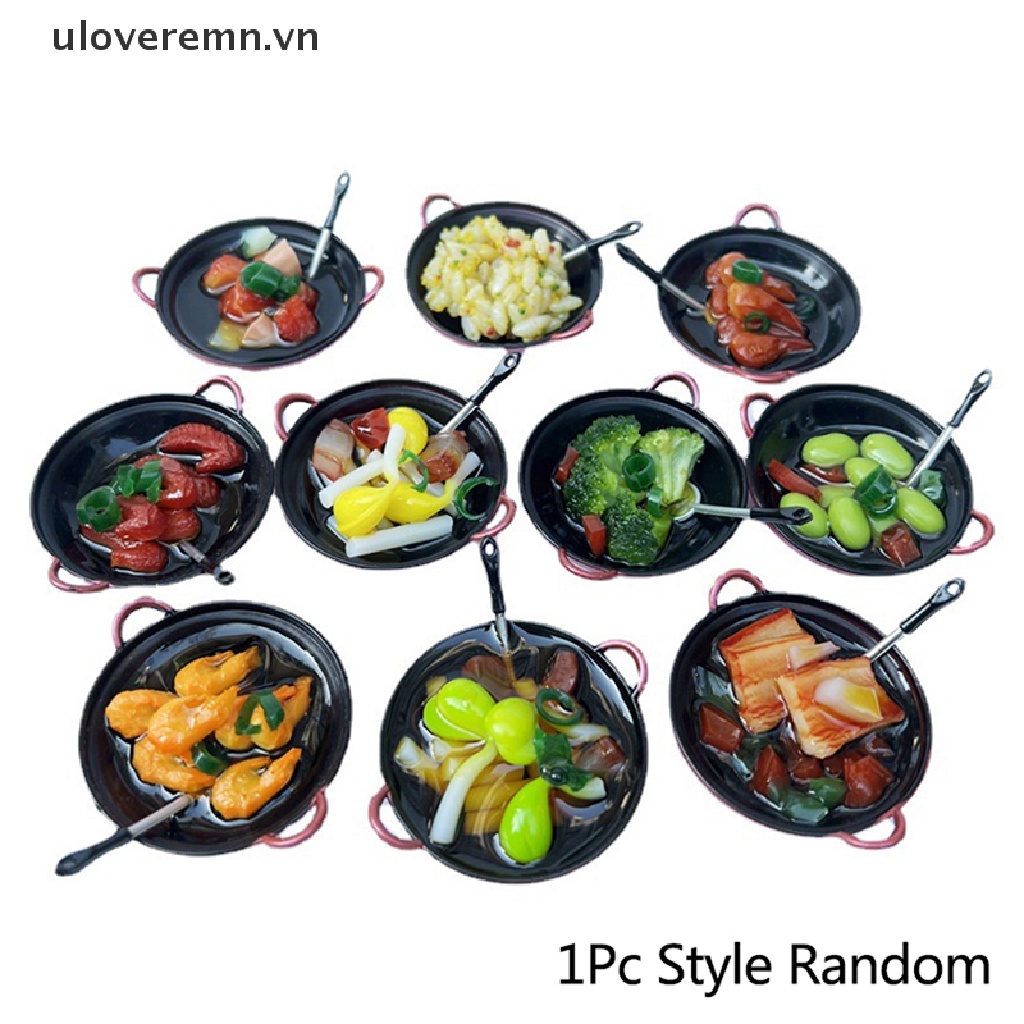 1 Nồi Sắt Mini 1: 12 Dùng Để Chiên Thức Ăn / Rau Củ Trang Trí Nhà Búp Bê