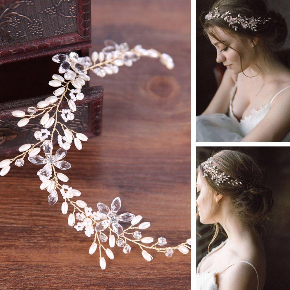 Xiantin Băng Đô Hoa Cài Đầu Thời Trang Cho Cô Dâu