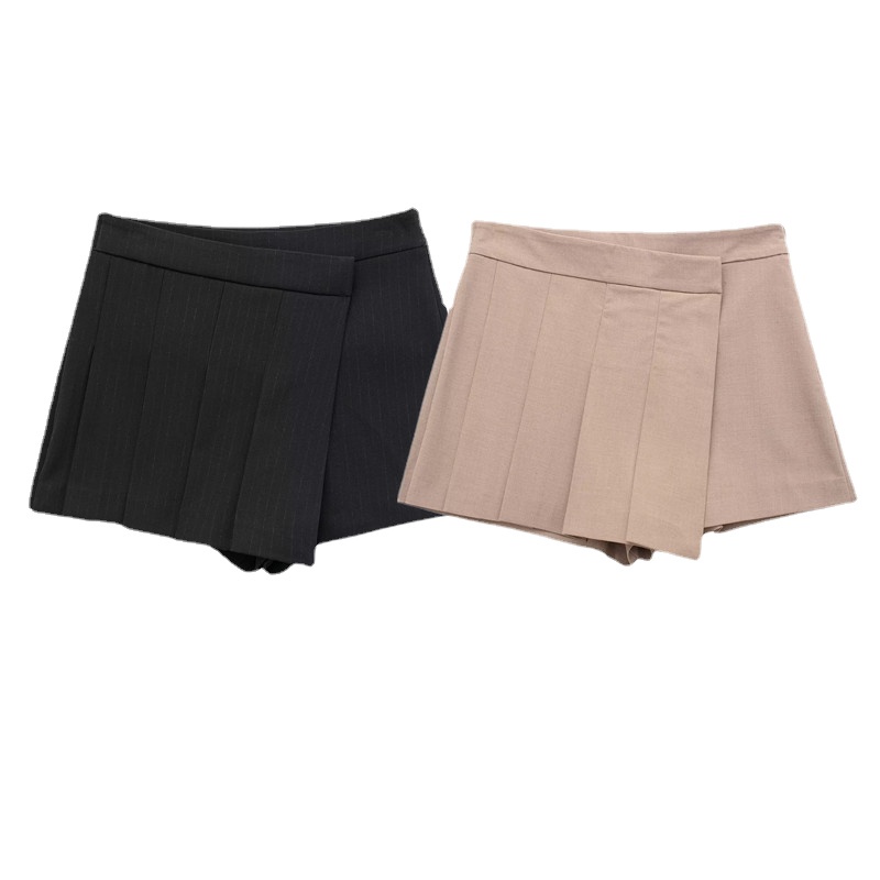 Quần Culottes Lưng Cao Ống Rộng Phong Cách Âu Mỹ Thời Trang Zara 23 3067 / 400 Cho Nữ