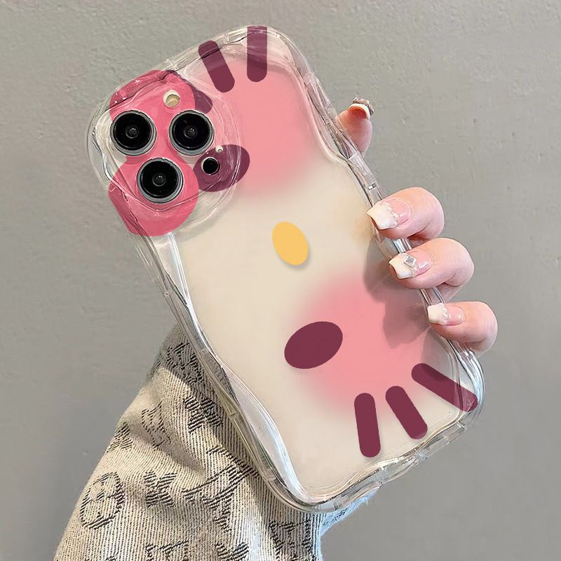 ✅Ốp Điện Thoại Mềm Trong Suốt Chống Sốc In Hình Mèo kitty Cho iPhone14 / 13promax 12 / 11 7 / 8p xsxr RR8G