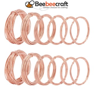 1 bộ 12 cuộn dây đồng mềm dùng làm trang sức 16.5ft 18 / 20 / 22 / 24 / 26 / 28