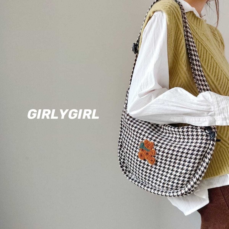 Túi Đeo Chéo Phong Cách Harajuku Nhật Bản Cho Nữ