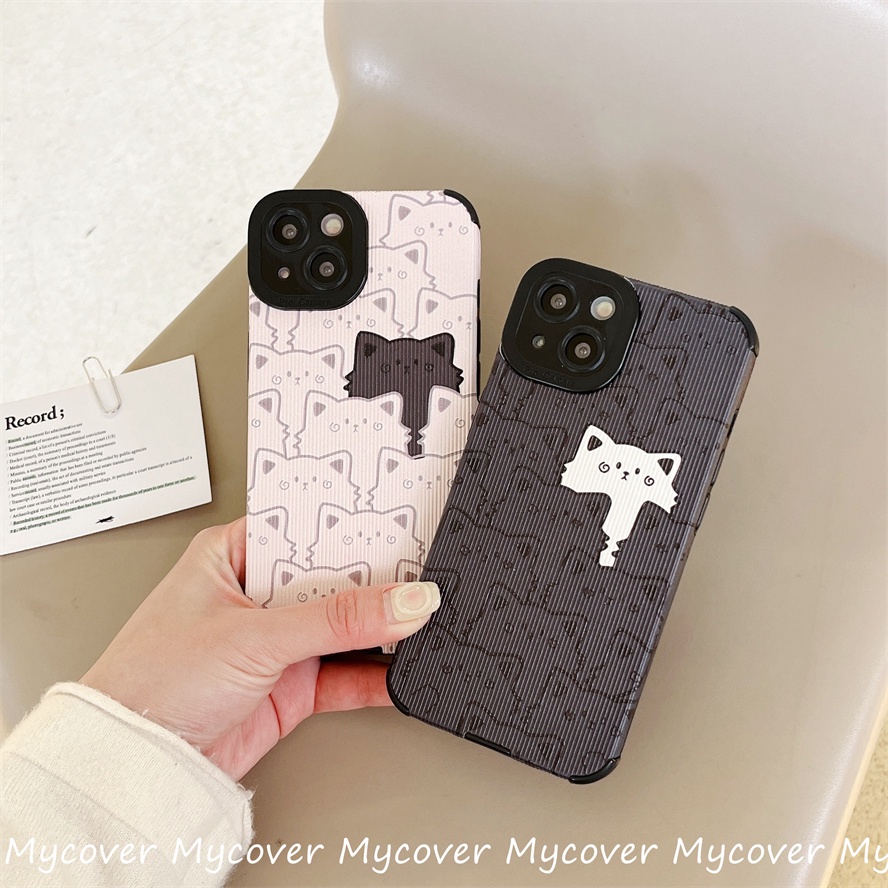 Ốp Điện Thoại Mềm Chống Sốc In Hình Mèo Cho iPhone 14 13 12 11 Pro Max SE2020 X Xr Xs Max 8 7 Plus