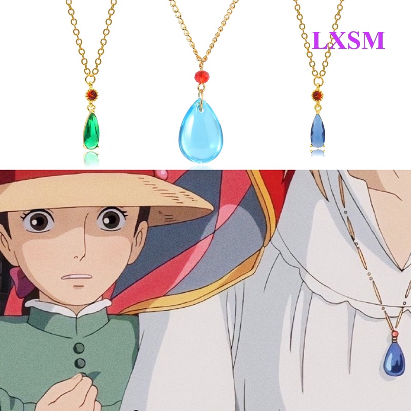 Vòng cổ và bông tai phong cách anime Howl Move Castle Hall