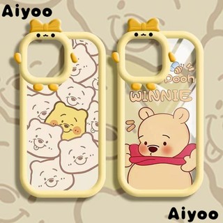 ✅Ốp Điện Thoại Cao Su Mềm Chống Sốc Hình Winnie the Pooh Dễ Thương Cho iPhone 11 14 13promax xr 7 8Plus 11S