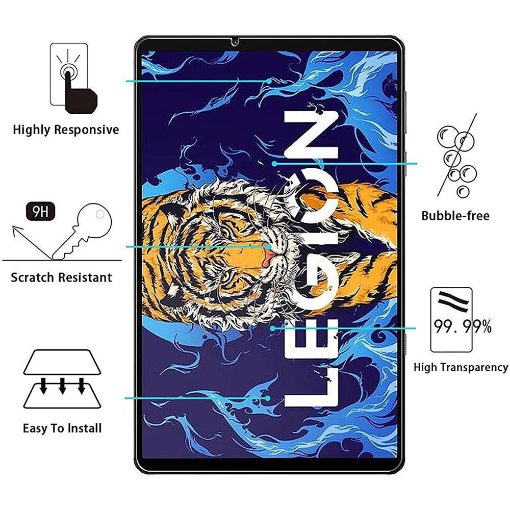 Set 2 Kính Cường Lực 9H HD Chống Trầy Cho Lenovo Legion Y700 8.8 2022 TB 9707F