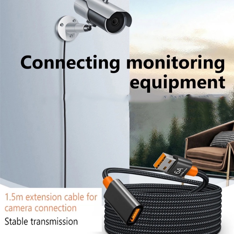 Dây Cáp Truyền Dữ Liệu Tốc Độ Cao 1 / 1.5M USB 3.0 6A Cho Máy Tính / TV