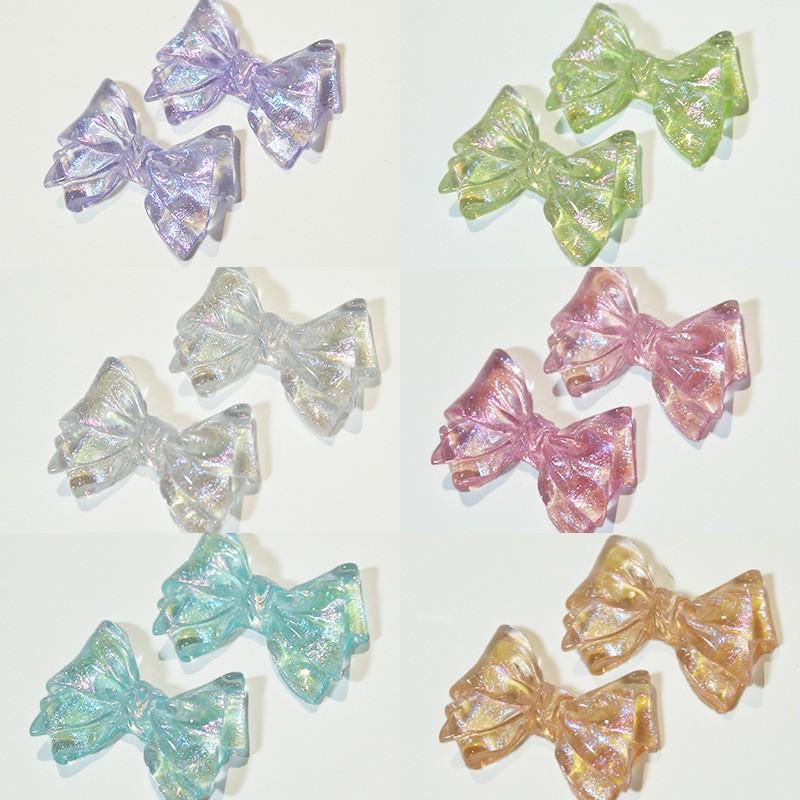 Nơ Pha Lê Nhũ Flash Sáng Mới 2023 HÀN QUỐC Siêu Đáng Yêu | Trang Trí Móng Tay NZ24