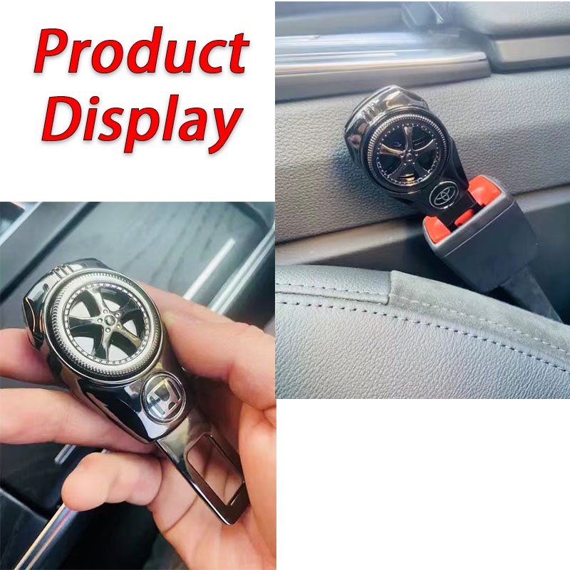 Chốt Khóa Dây Đai An Toàn Bằng Hợp Kim Kẽm Mạ Điện Cho Xe Hơi Audi Sline Allroad TT A3 A4 A5 A6 A7 A8 Q2 Q3 Q5 Q7 Q8