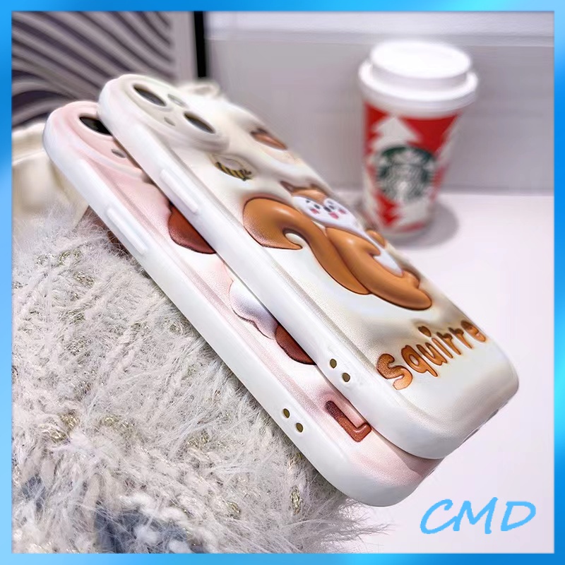 Ốp lưng iphone Điện Thoại Chestnut Squirrel 3D vừa có cảm giác nhìn, đệm khí, silicon Cho Iphone 6 / 6S / 6splus / se / 7 / 7plus / 8 / 8plus / X / xs / xsmax / 11 / 12 / 13 / 14 / Plus / pro / pro max-5069