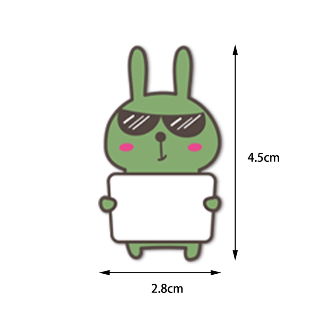 Bộ 10 Miếng Dán Ghi Tên Hình Động Vật Dễ Thương Cho Bé Mẫu Giáo