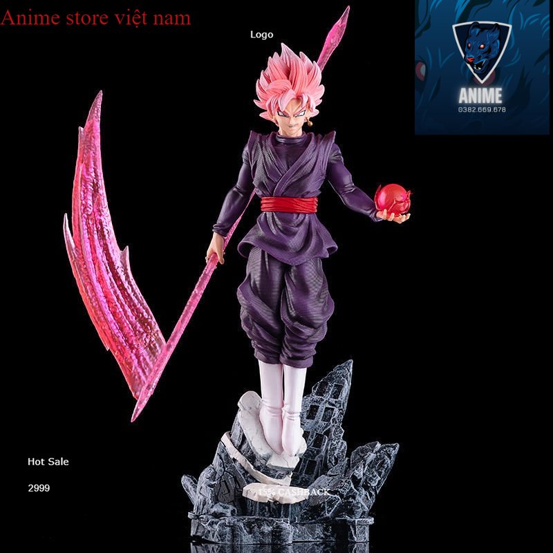 Mô hình SonGoKu Black Rose và lưỡi hái siêu to cực nét - Mô hình DragonBall