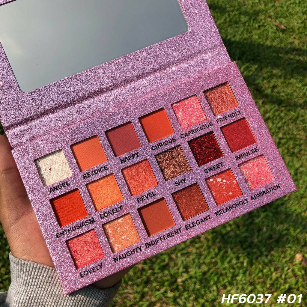 Bảng Màu Mắt ánh nhũ 18 ô HF6037  SIVANNA PRETTY GALAXY EYESHADOW PALETTE