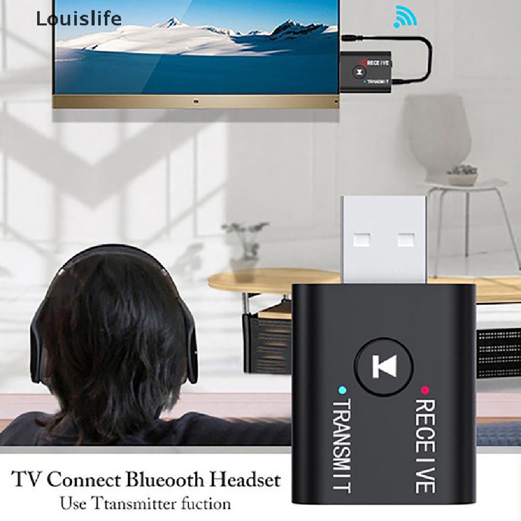 Bộ Thu Phát Bluetooth 5.0 Không Dây Louislife Cho Máy Tính, TV, Laptop