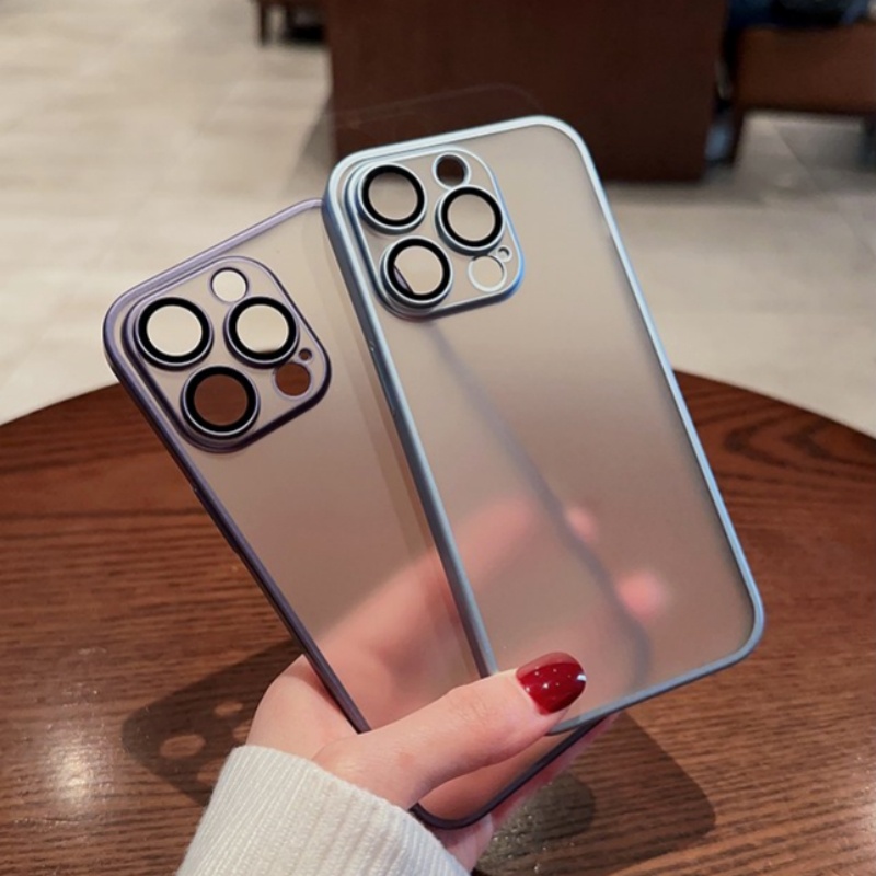 Ốp Điện Thoại iPhone 14 plus 13 12 14 Pro max case ốp lưng điện thoại iphone 14 13 12 promax PC Cứng Nhám Trong Suốt Bảo Vệ Camera Chống Sốc Sang Trọng Cho iP 12 13 14 Pro Max 14 Plus