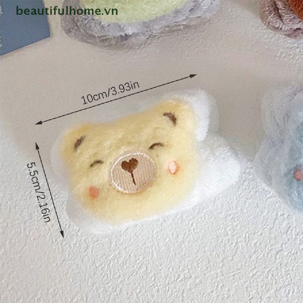 Set 2 Băng Đeo Cổ Tay Bằng Lông Cừu Họa Tiết Hoạt Hình Cho Spa