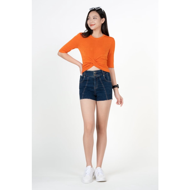 Quần shorts jeans nữ lưng cao , thoải mái, năng động Freelancer - FWSP23SS20G