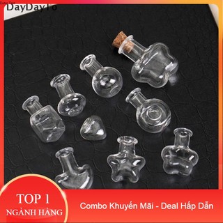 Lọ điều ước thủy tinh mini kèm nút bần