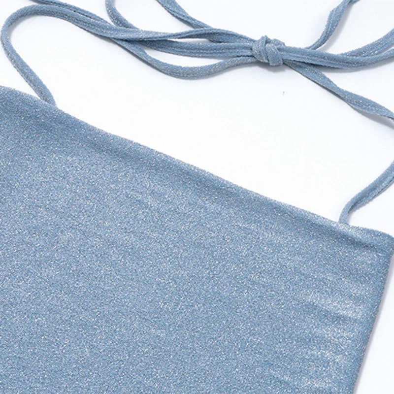 Áo Hai Dây Ôm Dáng Lấp Lánh Xinh Xắn Dành Cho Nữ