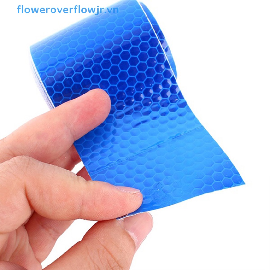 Cuộn Băng Keo Phản Quang Tự Dính 1m * 5cm Cảnh Báo An Toàn Cho Xe Hơi / Xe Tải