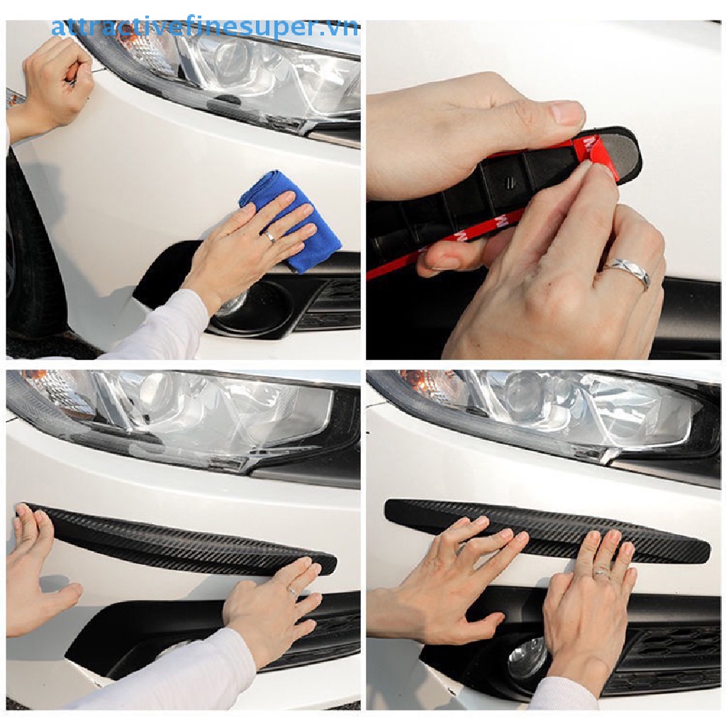 2 Dải Dán Góc Cạnh Bảo Vệ Chống Trầy Xước Cho Xe Hơi