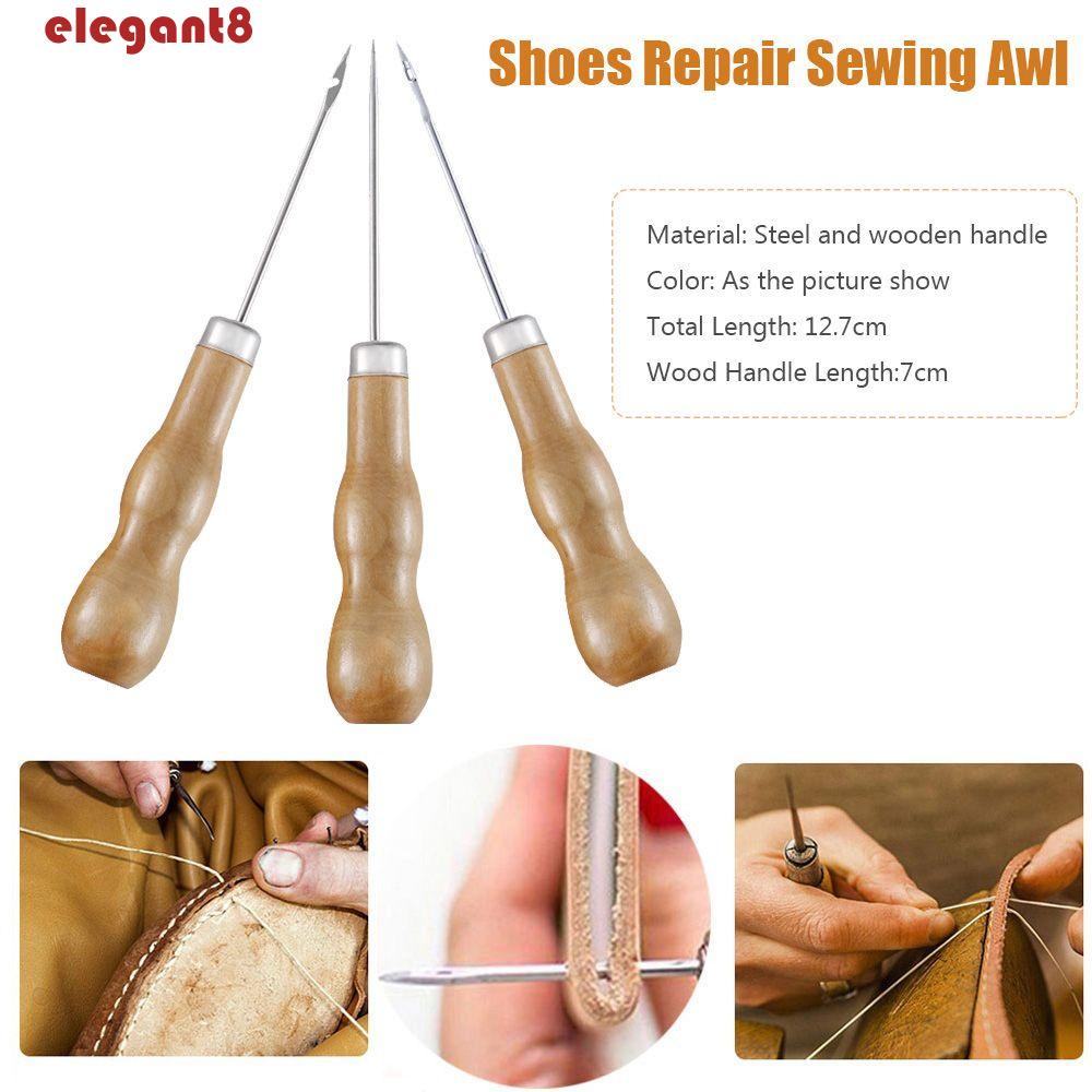 Dụng Cụ Đục Lỗ Giày Da Cán Gỗ