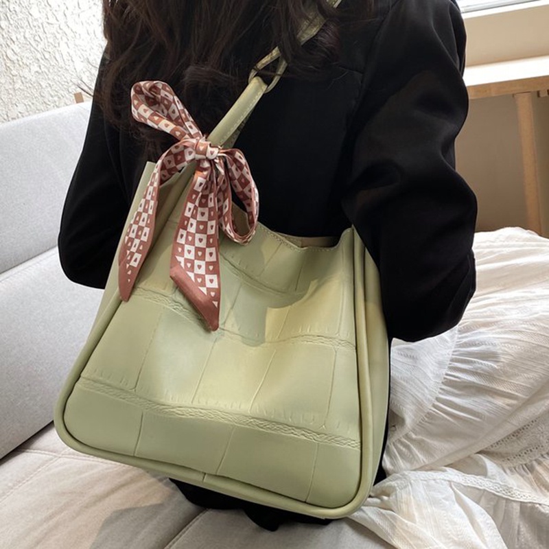 Túi Đeo Vai Cỡ Lớn Màu Sắc Tương Phản Thời Trang Cho Nữ