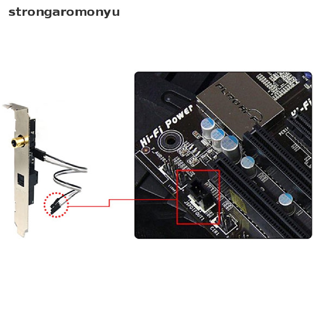 ASUS Giá Đỡ Bảng msi gigabyte Chuyên Dụng Cho SPDIF optical AndRca out plate