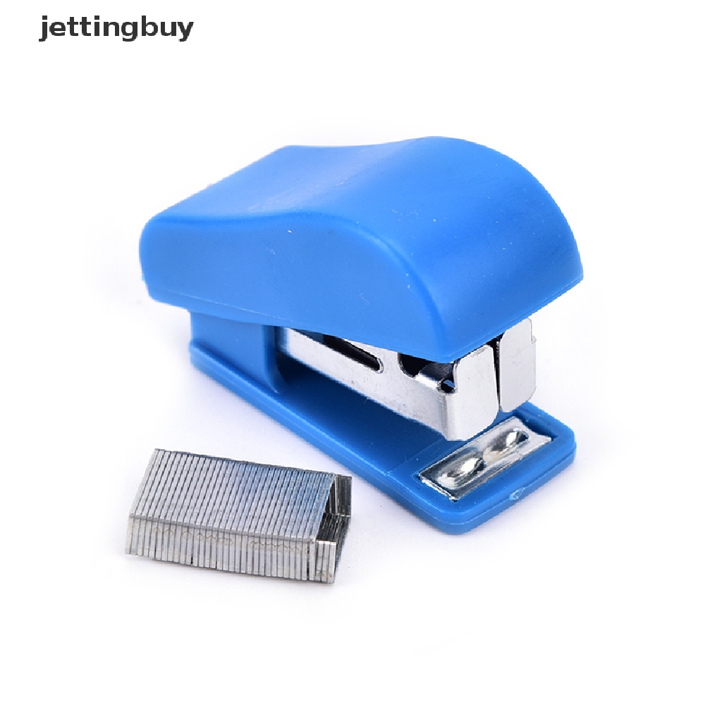 Đồ dập ghim giấy mini JETTING họa tiết hoạt hình kèm đồ bấm tiện dụng