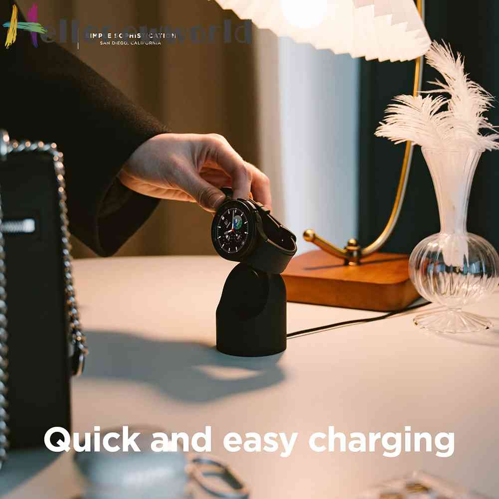 Đế Sạc Silicone Cho Đồng Hồ Thông Minh Samsung Galaxy Watch 4 / 4 Classic / 3