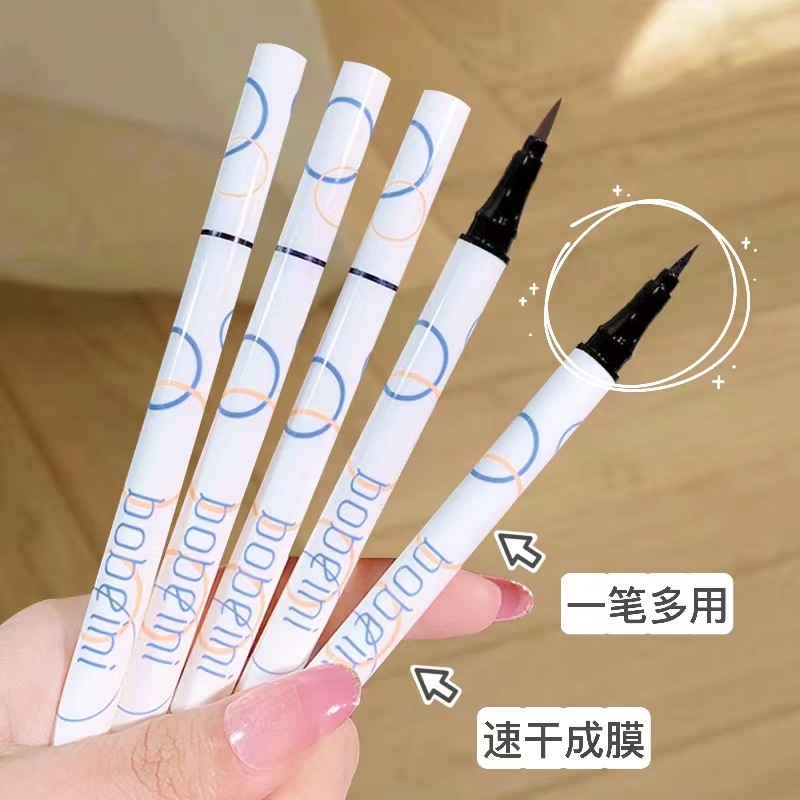 Bút Kẻ Mắt Dạng Lỏng Màu Đen / Nâu Chống Thấm Nước Lâu Trôi Không Gây Chóng Mặt Nhanh Khô