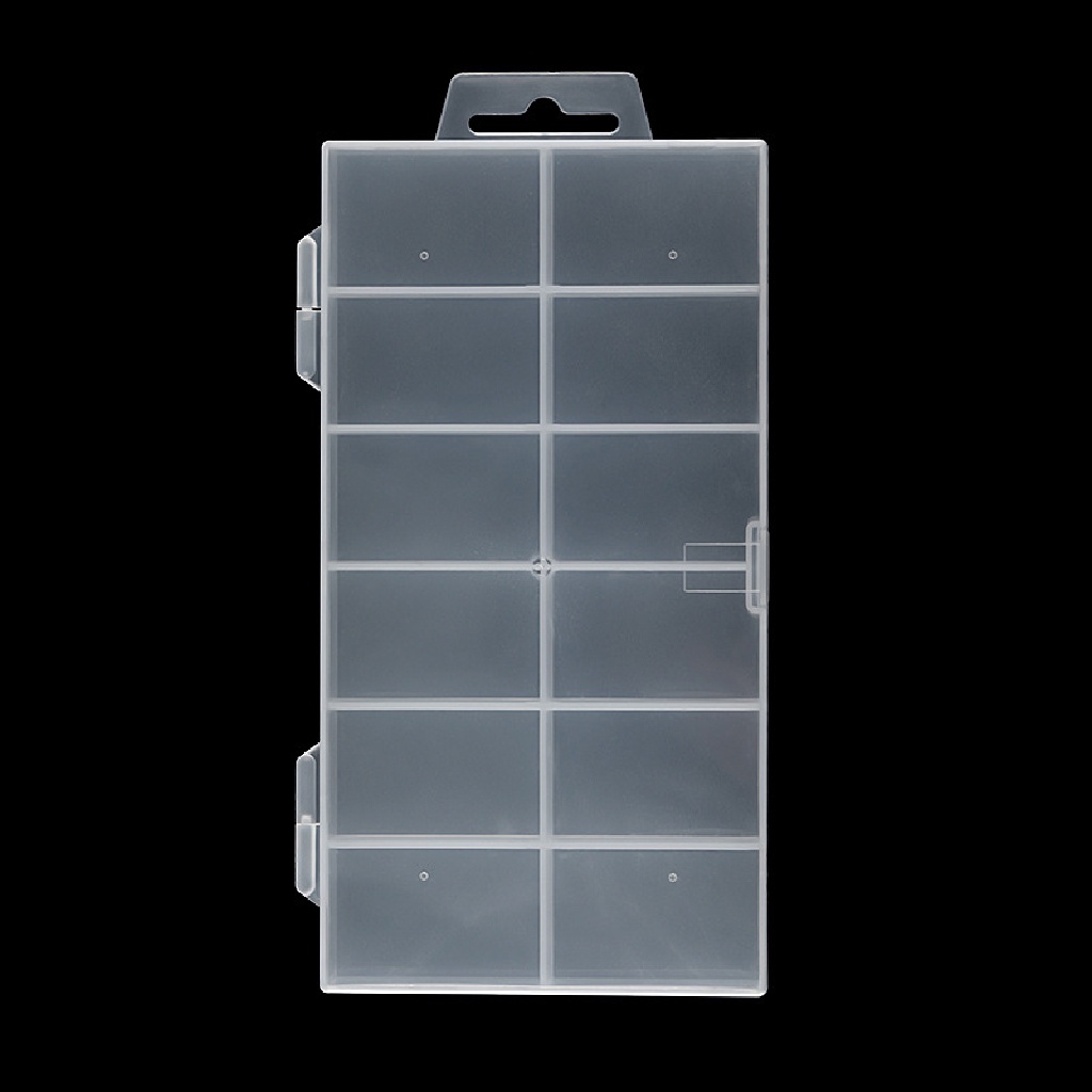 Hộp Nhựa 12 Ngăn Đựng Vật Dụng Trang Trí Móng Tay