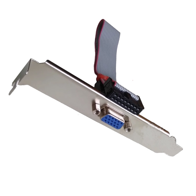 Dây Cáp Nối Dài Chuyển Đổi VGA 2.54mm 16Pin Female Sang 15Pin GPU Dài 20cm