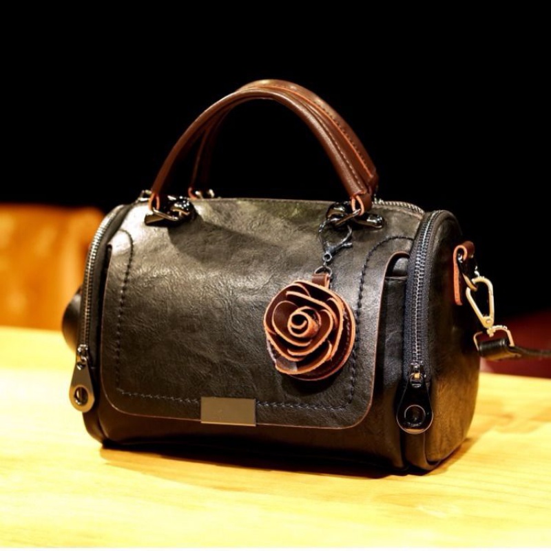 Túi Xách Da Bò Thật Phong Cách retro Cho Nữ