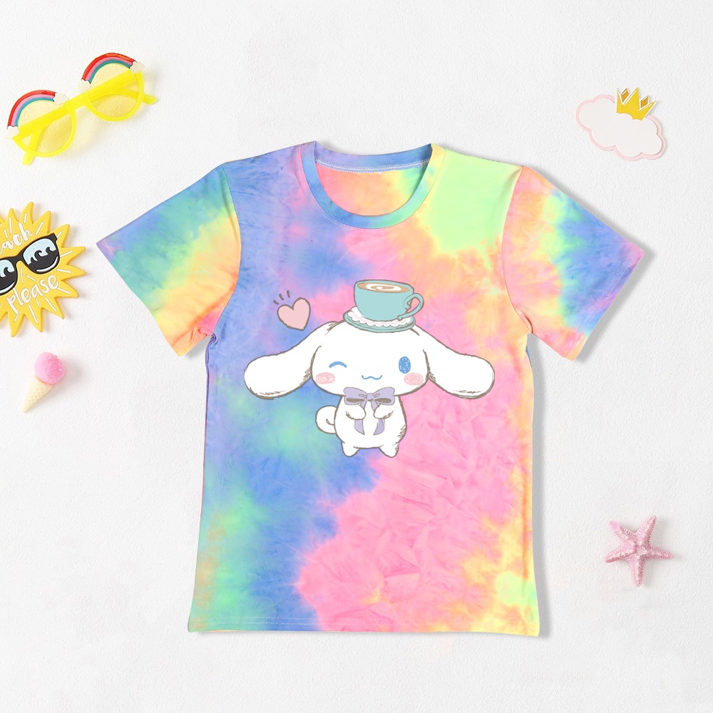 Cinnamoroll Áo Thun In Họa Tiết Hoạt Hình Sáng Tạo Thời Trang Cho Bé