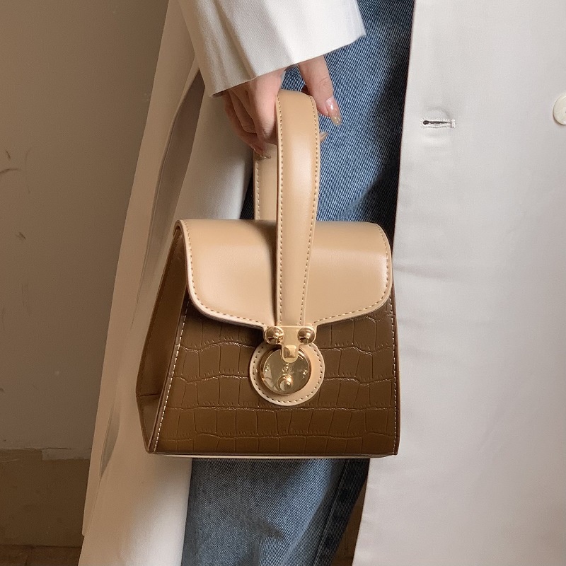 Ielgy Túi Xách Hộp bento Có Khóa Hình Trái Dừa Dễ Phối Đồ Cho Nữ