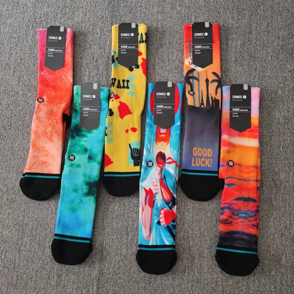 Vớ Nén In Họa Tiết 3D Phong Cách Hip Hop Đường Phố Cho Nam Và Nữ