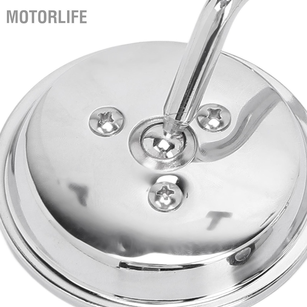 1 Cặp Gương Chiếu Hậu Tròn Có Thể Điều Chỉnh Gắn Tay Lái Xe Máy Suzuki