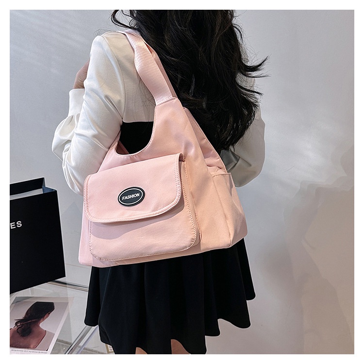 Túi vải Cỡ Lớn Có Khóa Kéo Thời Trang Hàn Quốc Cho Nữ