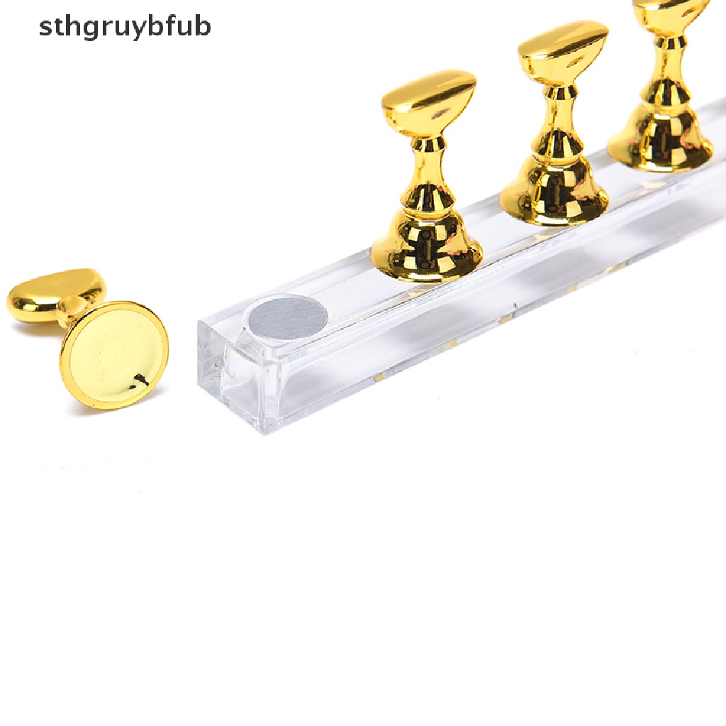 1 Bộ Giá Đỡ Trưng Bày Móng Tay STHB Bằng Acrylic Pha Lê Trong Suốt