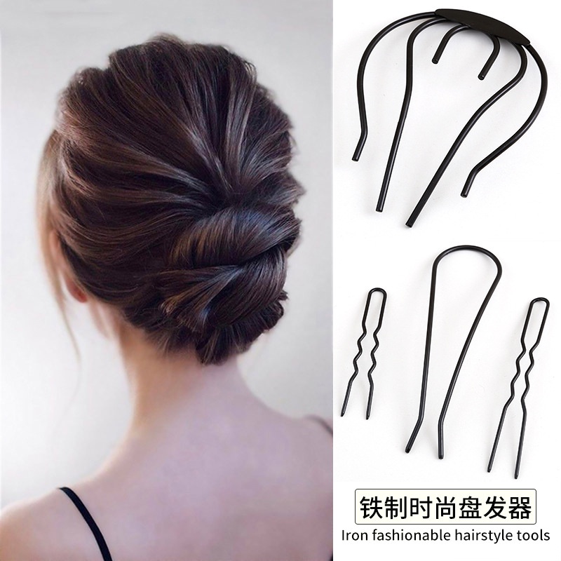 Kẹp Tóc Dạng Xoắn Cố Định Tóc Hình Chữ u Đơn Giản Thời Trang Mùa Hè Hàng Mới Dành Cho Bạn Nữ