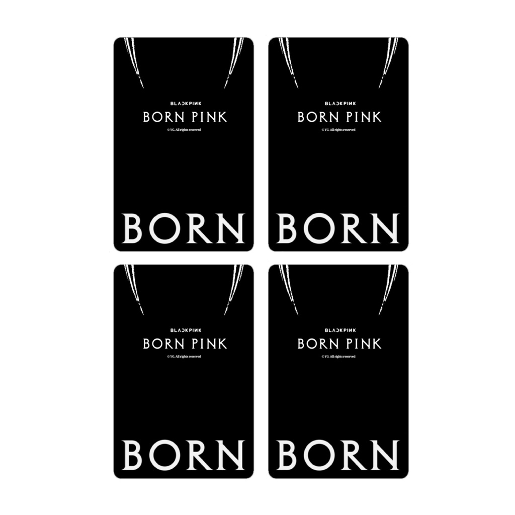 Bộ Thẻ Ảnh Nhóm Nhạc Blackpink Born Pink Loader - - BP Sưu Tầm