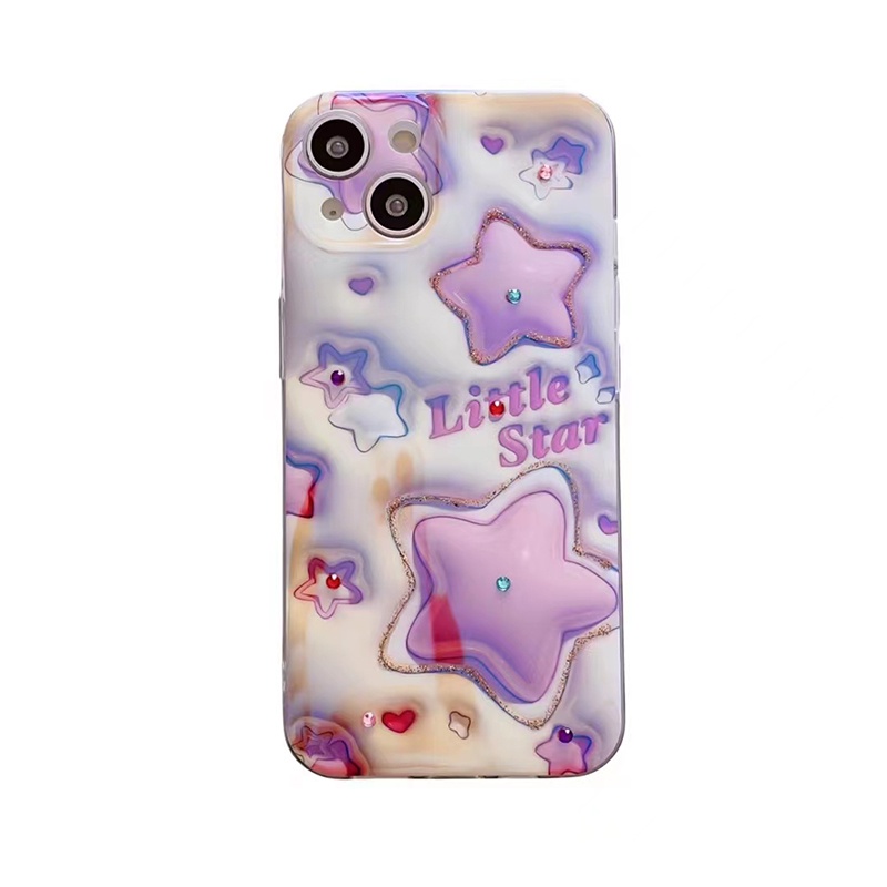 Dễ Thương Ốp Điện Thoại Mềm Họa Tiết Hoạt Hình Đính Đá Cho samsung galaxy s23 ultra plus s23 + s23ultra