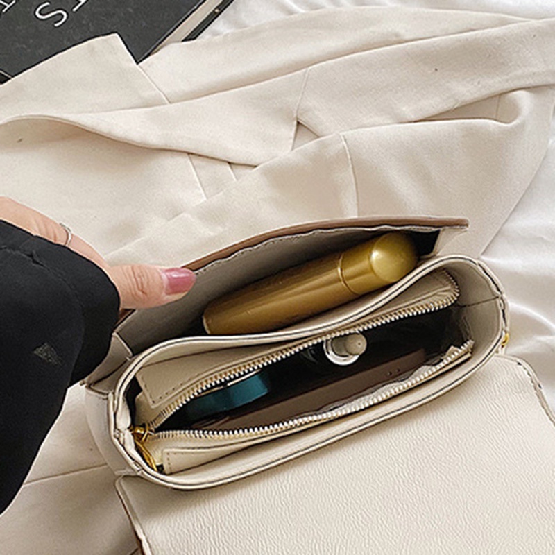 Túi Đeo Vai Hình Vuông Cỡ Nhỏ In Họa Tiết Hình Thoi Thời Trang Cho Nữ