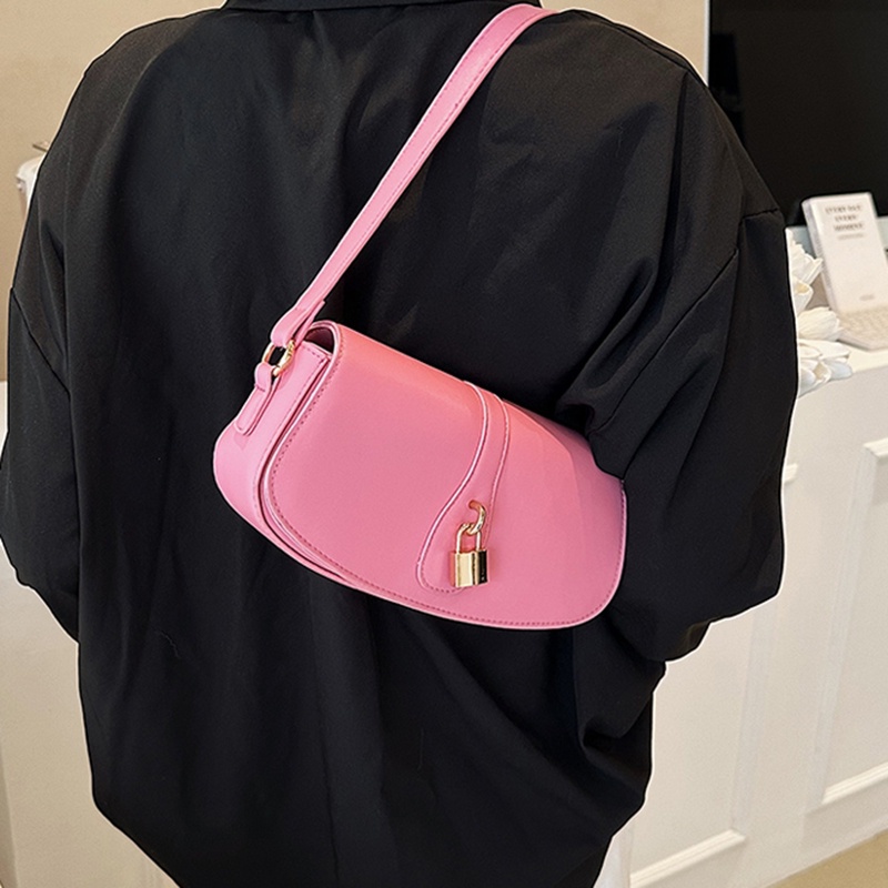 Túi Xách Đeo Vai Phối Dây Xích Thời Trang Pháp Đơn Giản Dành Cho Nữ