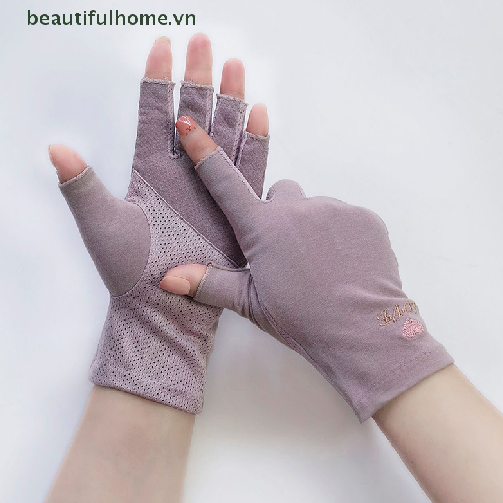 1 Đôi Găng Tay Chống Tia UV Bảo Vệ Móng Tiện Dụng