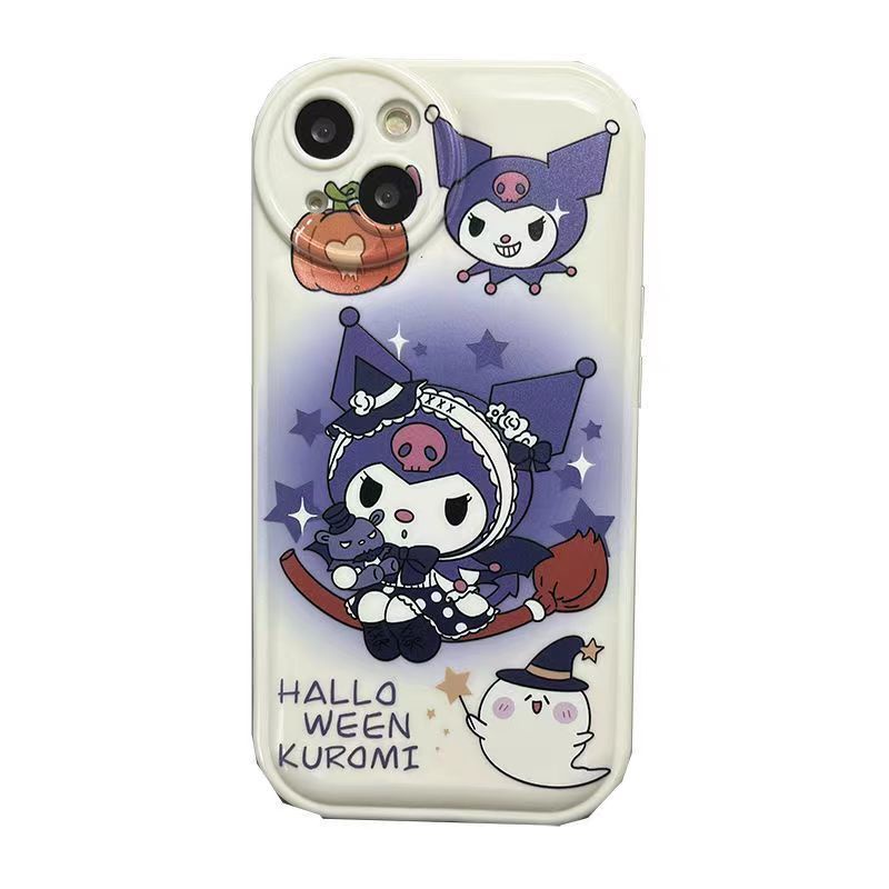 ✅Ốp Điện Thoại Mềm Chống Sốc In Hình Kuromi Dễ Thương Cho iPhone 14 / 13 Xr xsmax 7p / se